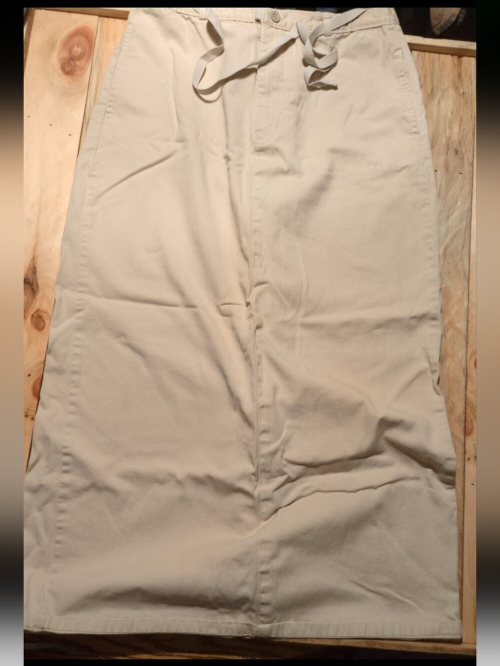 B moss vintage long 100% cotton long skirt